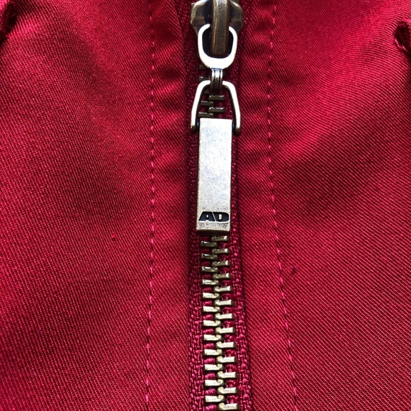 Allison Daley Red Zippered Shirt Jacket in Red Size S - Picture 4 of 7